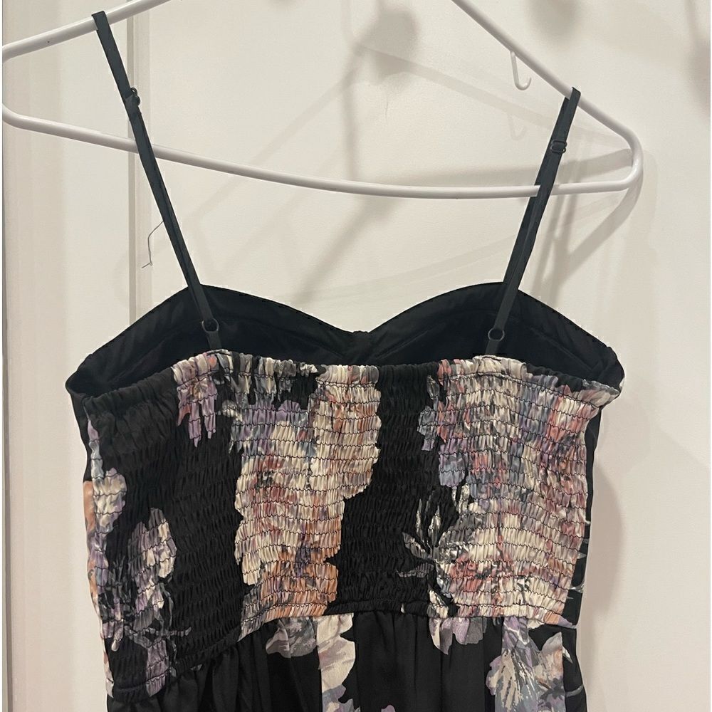 NEW Band Of Gypsies Floral Print Sleeveless Pockets Jumpsuit.Size S - Picture 3 of 9